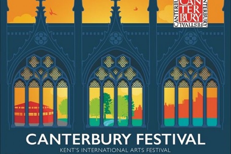 Foto del diseño publicitario del Festival de Canterbury