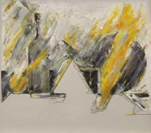 Bodegón amarillo (boceto)
