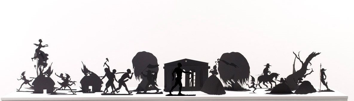 Burning African Village Play Set With Big House and Tynching